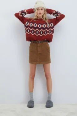 Donna Roy Rogers Pantaloni E Gonne|Gonna Gilda In Velluto French