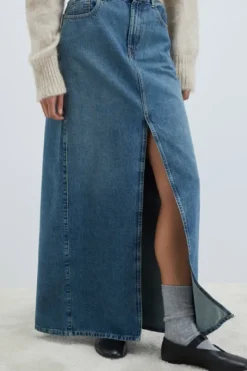 Donna Roy Rogers Pantaloni E Gonne|Gonna Jinny In Denim Iconic
