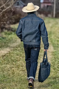Donna Roy Rogers Selvedge Bar|Accessori|Icon Tote Bag Jap Selvedge Denim Raw