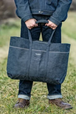 Donna Roy Rogers Selvedge Bar|Accessori|Icon Tote Bag Jap Selvedge Denim Raw