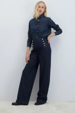 Donna Roy Rogers Pantaloni E Gonne|Jeans Charlie Denim Rinse