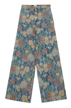 Donna Roy Rogers Roy Roger's X Dave's Ny|Jeans|Jeans Statement Roy Roger's X Dave's Ny In Jacquard Tapestry
