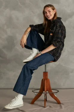 Donna Roy Rogers Jeans|Flare And Bootcut|Jeans Zampa 70th Denim Rinse