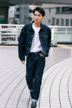 Uomo Roy Rogers Capispalla|Made In Japan-giacca Type X Selvedge Sun Dry