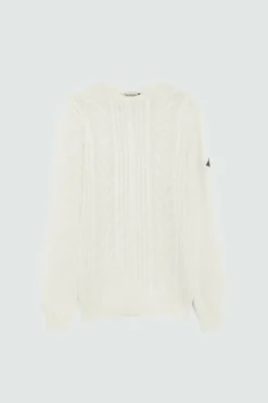 Uomo Roy Rogers Maglieria E Felpe|Maglia Girocollo In Lana E Cashmere Fisherman