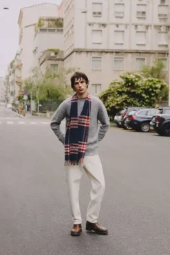 Uomo Roy Rogers Maglieria E Felpe|Maglia Girocollo In Lana Shetland Brushed