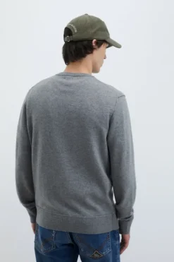 Uomo Roy Rogers Maglieria E Felpe|Maglia Girocollo Raw Edge In Lana E Cashmere