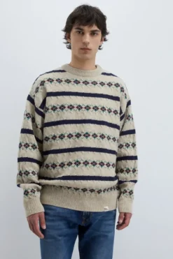 Uomo Roy Rogers Maglieria E Felpe|Maglia Girocollo Vintage In Lana Shetland
