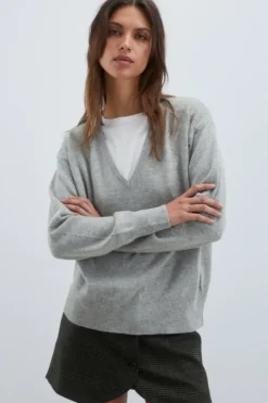 Donna Roy Rogers Maglieria E Felpe|Maglia Scollo V In Lana E Cashmere