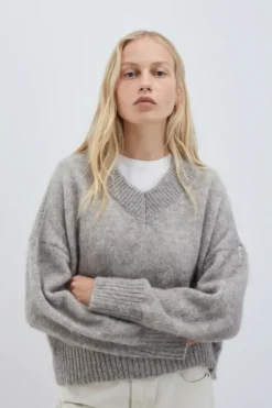 Donna Roy Rogers Maglieria E Felpe|Maglia Scollo V In Mohair