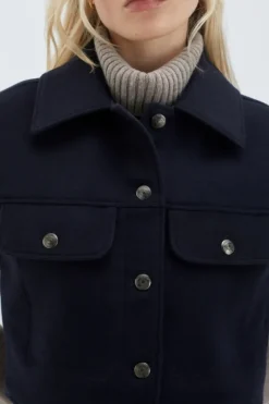Donna Roy Rogers Capispalla|Mini Gilet Melton
