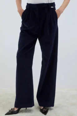 Donna Roy Rogers Pantaloni E Gonne|Pantalone Dad In Velluto