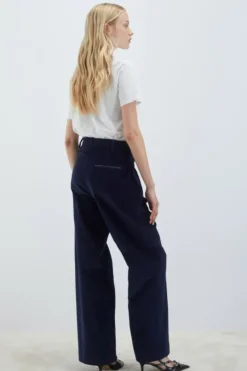 Donna Roy Rogers Pantaloni E Gonne|Pantalone Dad In Velluto