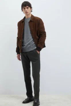 Uomo Roy Rogers Pantaloni|Pantalone New Rolf In Gabardina