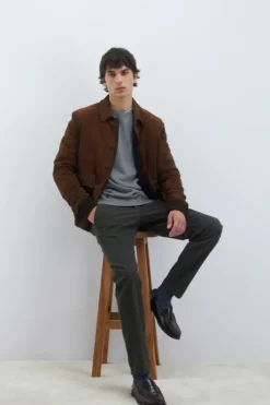 Uomo Roy Rogers Pantaloni|Pantalone New Rolf In Gabardina