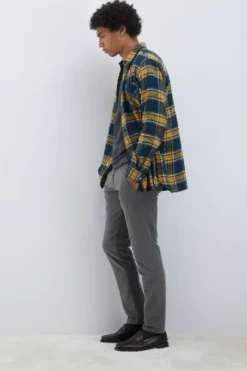 Uomo Roy Rogers Pantaloni|Pantalone New Rolf In Velluto Diagonal