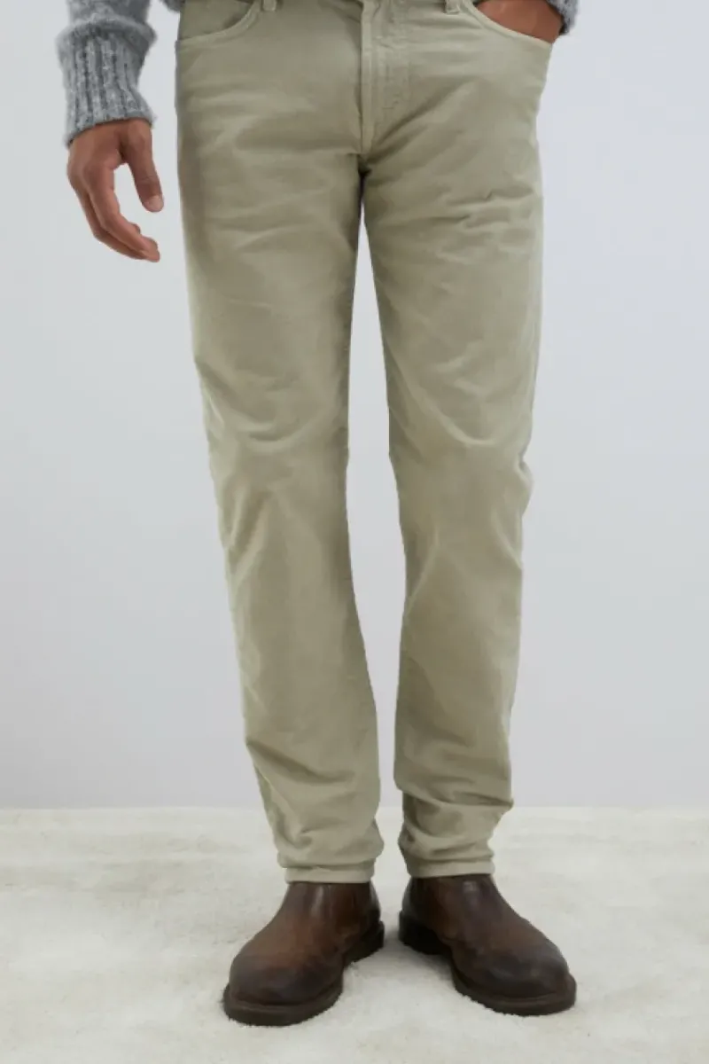 Uomo Roy Rogers Pantaloni|Pantalone 517 Plain In Velluto