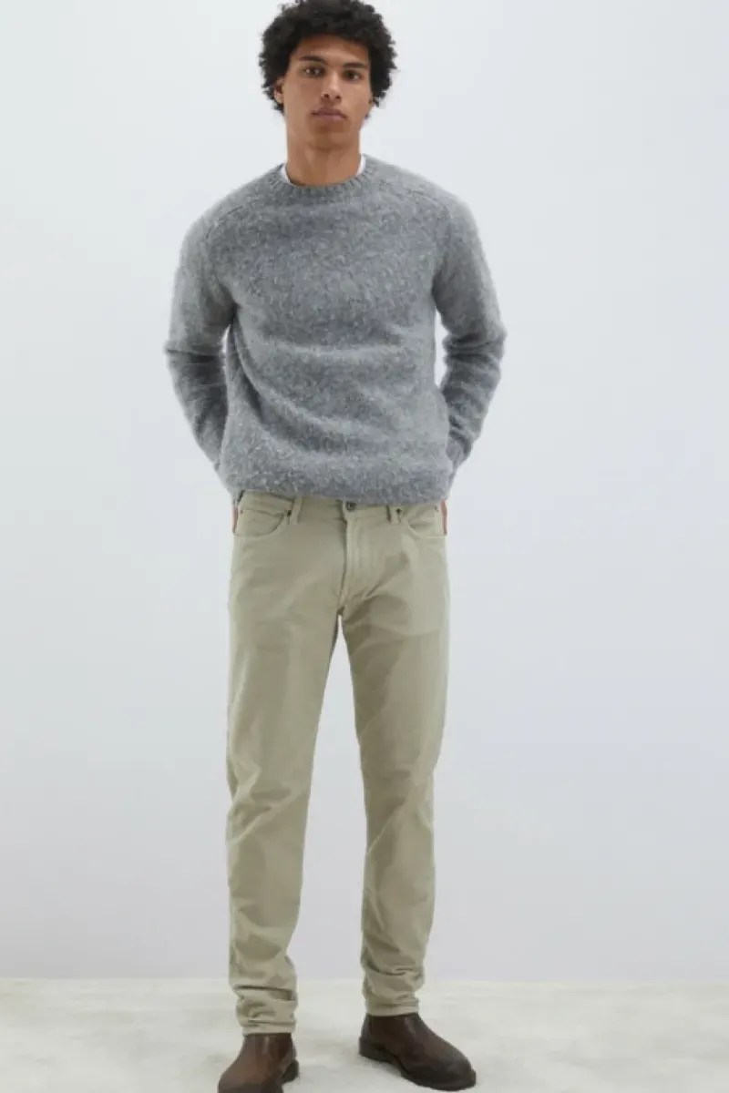 Uomo Roy Rogers Pantaloni|Pantalone 517 Plain In Velluto