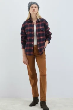 Donna Roy Rogers Pantaloni E Gonne|Pantalone Sofia In Suede Vintage