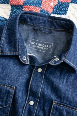 Uomo Roy Rogers Selvedge Bar|Camicie|Rodeo Man Jap Selvedge Denim Rinse