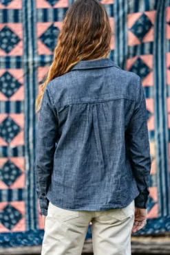 Donna Roy Rogers Camicie|Selvedge Bar|Shirt Tiny Woman Jap Selvedge Chambray Rinse