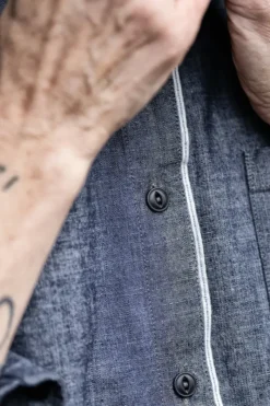 Donna Roy Rogers Camicie|Selvedge Bar|Shirt Tiny Woman Jap Selvedge Chambray Rinse
