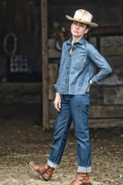 Donna Roy Rogers Selvedge Bar|Jeans|Sofia Woman Jap Selvedge Denim Rinse