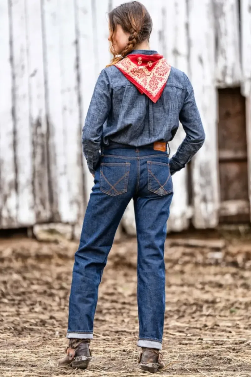 Donna Roy Rogers Selvedge Bar|Jeans|Sofia Woman Jap Selvedge Denim Rinse