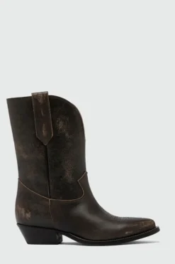 Donna Roy Rogers Scarpe|Texano Capalbio In Pelle Vintage