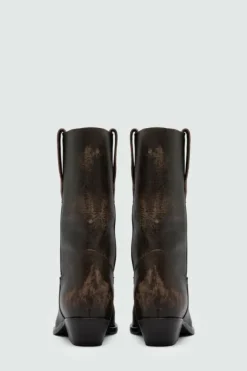 Donna Roy Rogers Scarpe|Texano Capalbio In Pelle Vintage