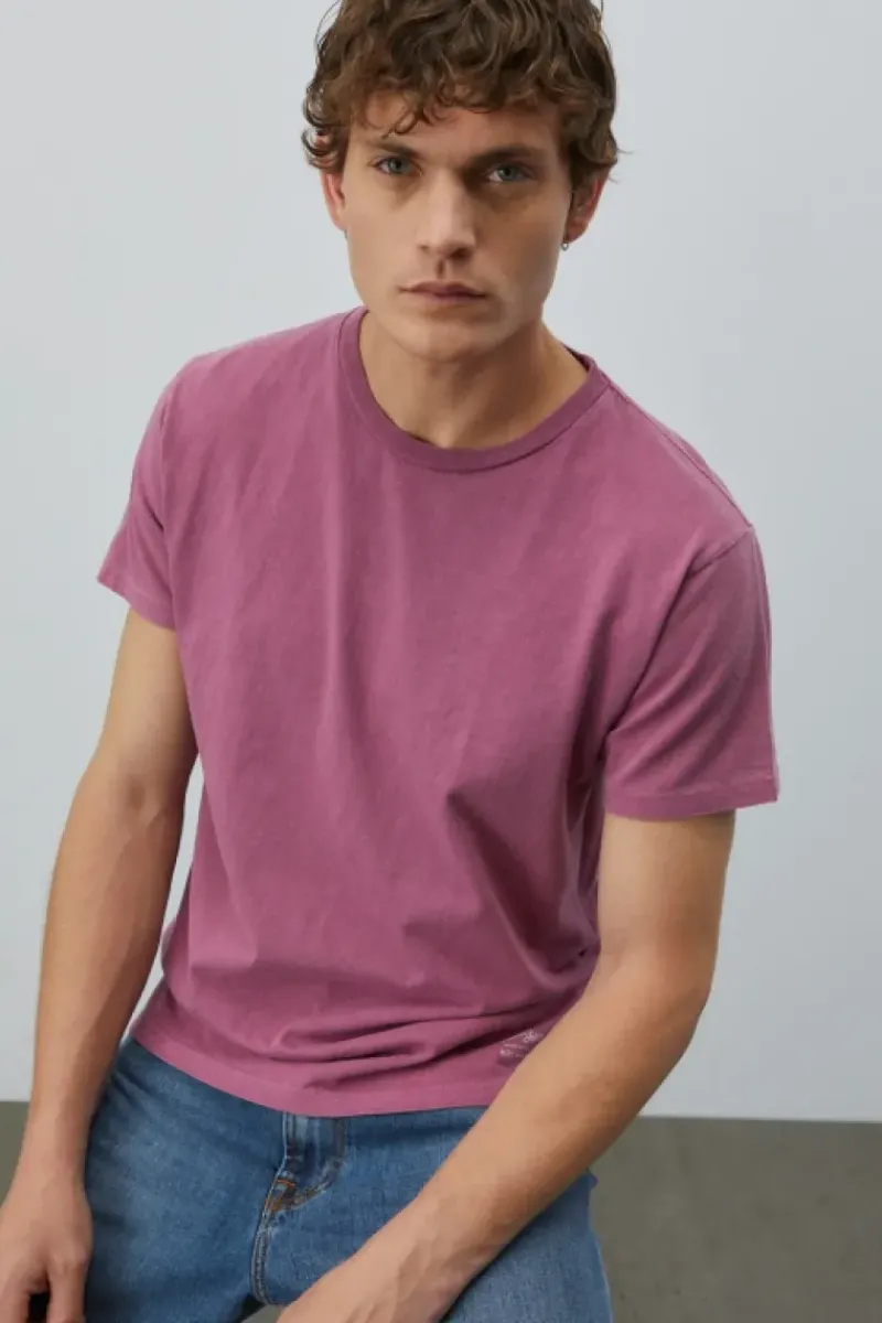Uomo Roy Rogers Polo E T-shirts|T-shirt Girocollo Velva Sheen