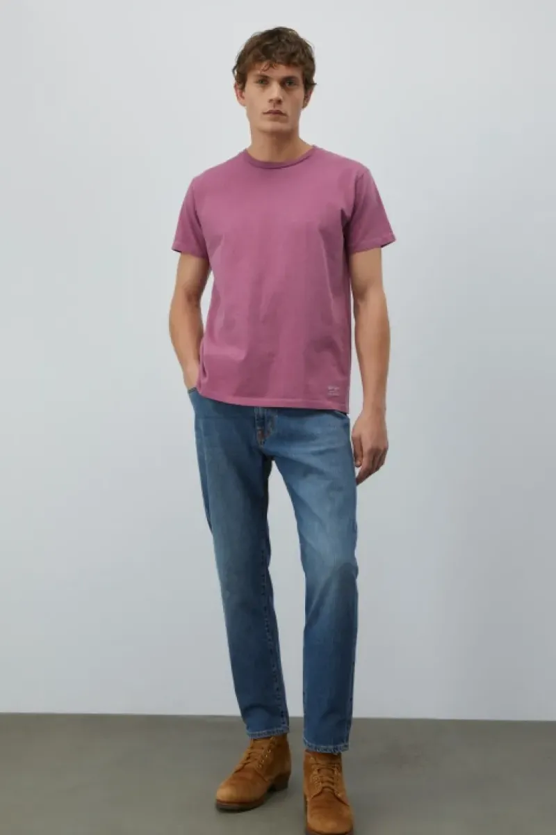 Uomo Roy Rogers Polo E T-shirts|T-shirt Girocollo Velva Sheen