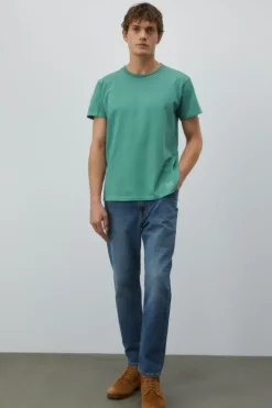 Uomo Roy Rogers Polo E T-shirts|T-shirt Girocollo Velva Sheen