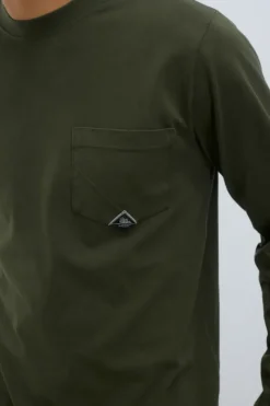 Uomo Roy Rogers Polo E T-shirts|T-shirt Pocket L/s In Jersey
