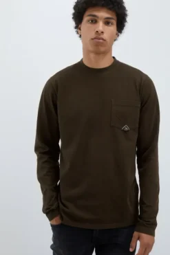 Uomo Roy Rogers Polo E T-shirts|T-shirt Pocket L/s In Jersey